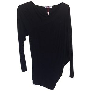 NWT LF Stores walG Italy Asymnmetric Hem Tunic Top